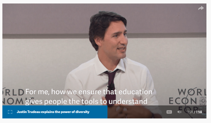 justintrudeauondiversity